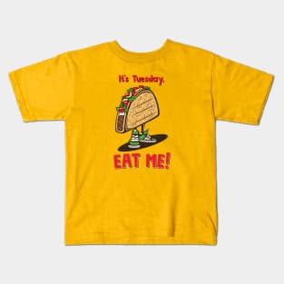 Taco Tuesday Red Kids T-Shirt